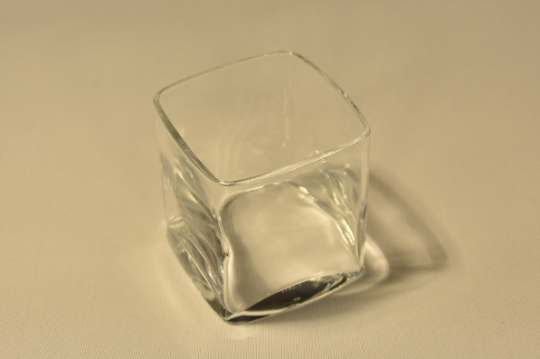 Falatka pohár négyszög (üveg)