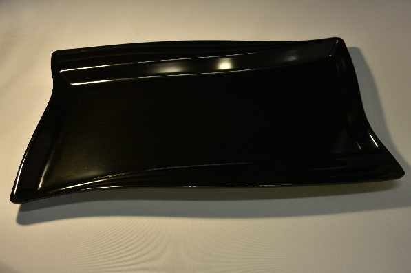 FF. kínáló melamin 53x32cm (fekete)