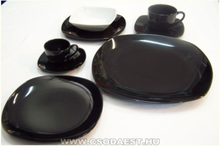Tognana square tányér 27x27cm (fekete)